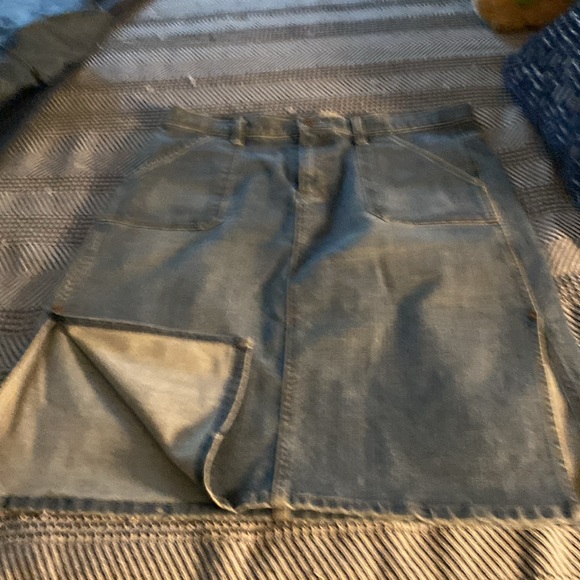 Gap Blue Jean Skirt, med blue color, size 12 - Picture 1 of 5
